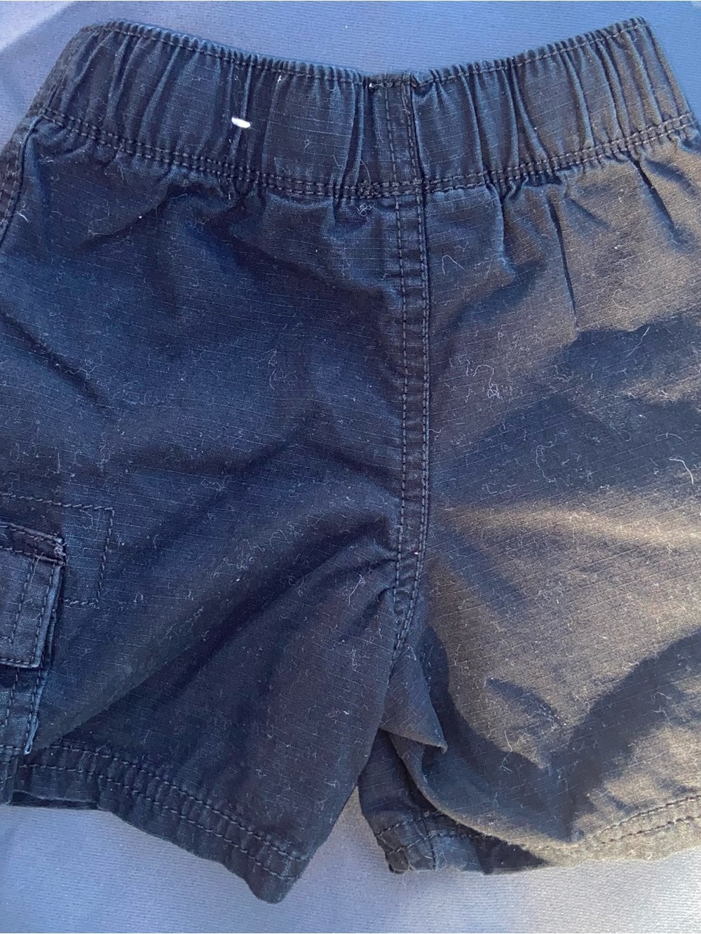 The Children's Place Dark Navy Elastic Waist Cargo Shorts